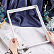 OLYCRAFT DIY Floating Frame Set Metal Floating Frame for 10x11 Inch Canvas Painting Aluminium Alloy Floater Frame for Canvas Painting Kit for Wall Painting Display Home Decorations - Matte Silver DIY-WH0401-24A-3