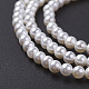 Cuentas perlas de concha de perla X-BSHE-P023-5mm-3