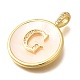 Подвески из латуни с микропаве KK-M309-42G-G-3