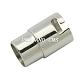 Stainless Steel Locking Tube Magnetic Clasps X-STAS-H049-1-3