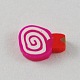 Fuchsia Farbe Fimo-Nagelkunstdekoration für Mode Nagelpflege X-CLAY-Q132-44-2