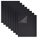 Olycraft 10 feuilles feuille de plastique abs noir 8x10 pouces plaques en plastique abs 0.5mm d'épaisseur feuille de plastique dur pour les modèles architecturaux table de sable modèle de construction matériel fournitures