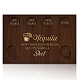 Schnapsgläser-Tablett aus Holz&nbsp;AJEW-WH0423-003-1