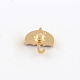 Umbrella Alloy Polymer Clay Rhinestone Jewelry Snap Buttons X-SNAP-Q004-15J-2