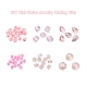 Kits de fabrication de bijoux de la série rose bricolage DIY-YW0003-05E-2