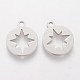 201 Stainless Steel Charms STAS-Q201-T059-2