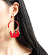 Boucles d'oreilles de lustre en alliage EJEW-N0020-170C-3