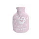 Bottiglie di acqua calda in gomma con stampa zampa di gatto COHT-PW0001-48A-1