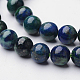 Synthetic Chrysocolla and Lapis Lazuli Beads Strands G-O117-02-6mm-1