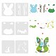 Ensembles de pochoirs à dessin pour animaux de compagnie DIY-WH0172-359-1