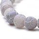 Chapelets de perle en agate naturelle patinée X-G-S259-05E-10mm-3