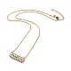 304 Stainless Steel Chain Necklaces NJEW-G335-24G-1