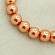 Chapelets de perles en verre nacré HY-3D-B36-1