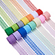 Benecreat 15 рулон 150 м разноцветная кружевная лента с цветочным узором в рулоне для свадебного приглашения OCOR-BC0003-01-1