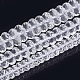 Chapelets de perles en cristal de quartz synthétique X-G-S285-15-3