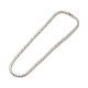 Clear Cubic Zirconia Tennis Necklace NJEW-E038-10A-P-2