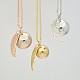 Eco-Friendly Brass Necklaces NJEW-J026-01-1