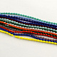 Glass Beads Strands GLAA-Q042-8x11-M02-1