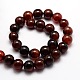 Chapelets de perles rondes en agate naturelle teintée X-G-E321B-12mm-02-2