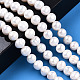 Fili di perle di perle d'acqua dolce coltivate naturali PEAR-S001-8-9mm-3-2