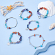 SUNNYCLUE DIY Gemstone Bead Stretch Bracelets Making Kits DIY-SC0012-17-5