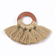 Algodon poli (poliéster algodón) decoraciones colgantes borla FIND-S298-09-1