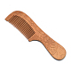 Carved Peach Wooden Combs OHAR-R268-06-2