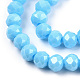Chapelets de perles en verre électroplaqué EGLA-A034-P6mm-A26-3