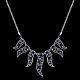 Fashion Women Jewelry Zinc Alloy Glass Rhinestone Bib Statement Necklaces NJEW-BB15208-2