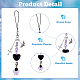 Acrylic & Alloy Charm & Brass Bead Mobile Straps HJEW-AB00180-2
