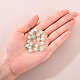 20pcs perles de verre imitation jade GLAA-YW0001-04-7