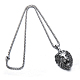 304 Stainless Steel Pendant Necklaces STAS-Q203-AAT872-2-2
