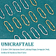 Unicraftale 16pcs 2 couleurs 304 anneaux de liaison en acier inoxydable STAS-UN0050-16-5