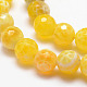 Natural Fire Crackle Agate Bead Strands X-G-K166-07F-10mm-17-3