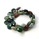 Natural Indian Agate Beads Strands G-G296-16x7mm-06-2