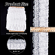 arricraft 5 Yards x 3.1 Inch White Floral Lace Ribbons EW-AR0001-03-2
