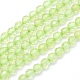 Chapelets de perles en préhnite naturelle G-O166-19-3mm-1