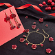 Sunnyclue 40 pièces 2 pendentifs en alliage de placage de support de style saint valentin KY-SC0001-60-5