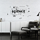SUPERDANT Science Theme Vinyl Wall Stickers Experimental Tool Pattern Wall Decal Wall Art Stickers for Home Bedroom Living Room Decorations 30x59 cm DIY-WH0228-265-3