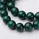 Chapelets de perles en jade Mashan naturel G-K151-10mm-13-3