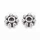 Tibetan Style Alloy Daisy Spacer Beads LF0991Y-AS-RS-2