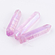 Perles de verre graduées en cristal de quartz naturel électrolytique G-P315-A04-3