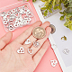 DICOSMETIC 40Pcs 4 Style 304 Stainless Steel Charms STAS-DC0006-80-2