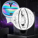 Olycraft 3 set espositore a sfera rotonda in acrilico a 3 colori ODIS-OC0001-65-5