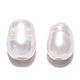 Perlas naturales abalorios de agua dulce cultivadas PEAR-N020-07E-2