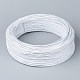 Round Iron Wires, with Rubber Covered, White, 18 Gauge, 1mm, about 600 Feet(200 yards)/roll