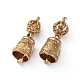 Brass Buddhist Beads KK-G375-01C-2