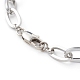 304 Stainless Steel Cable Chain Bracelets BJEW-JB06194-02-3