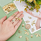 DICOSMETIC 56Pcs 4 Style Tree Leaf Charms Leaves Branch Charms Gold Plated Leaf Charms Rack Plating Brass Pendants Dangle Jewelry Component for Thanksgiving Autumnal Bracelet Necklace Making KK-DC0001-18-3