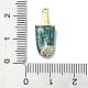 Подвески из кубического циркония с покрытием из латуни KK-M282-03-4